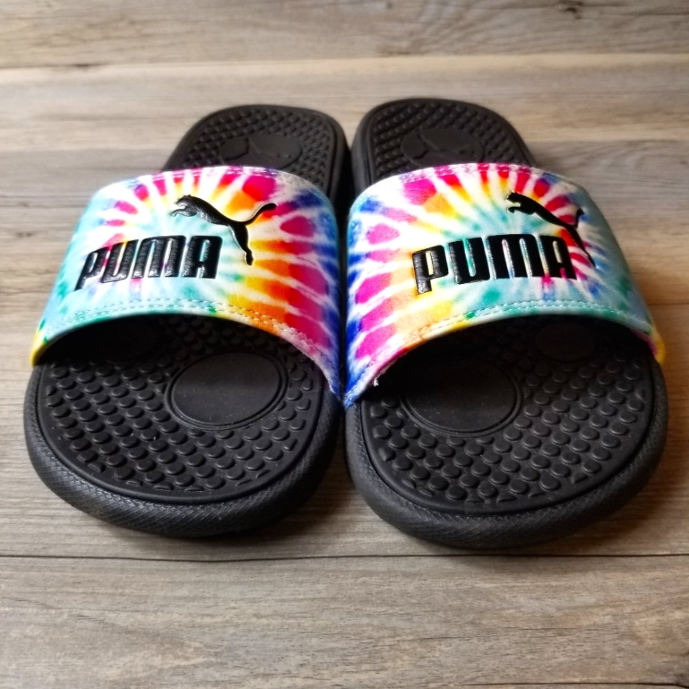 Puma Cool Cat Tie Dye Slide Sandals